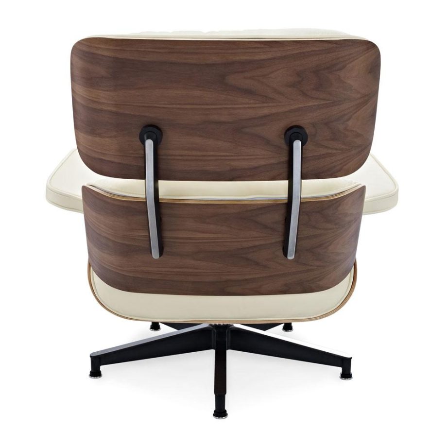 Fotelja ili Lounge chair, krem boja kože, drvo oraha, Inside Studio, slika 04