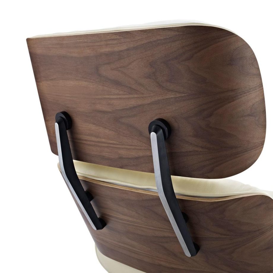 Fotelja ili Lounge chair, krem boja kože, drvo oraha, Inside Studio, slika 05