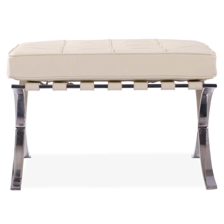 TABURE SEVILLE (64cm) <br>krem koža