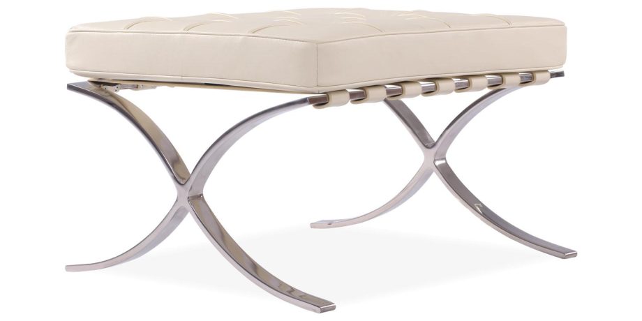 TABURE SEVILLE (64cm) <br>krem koža