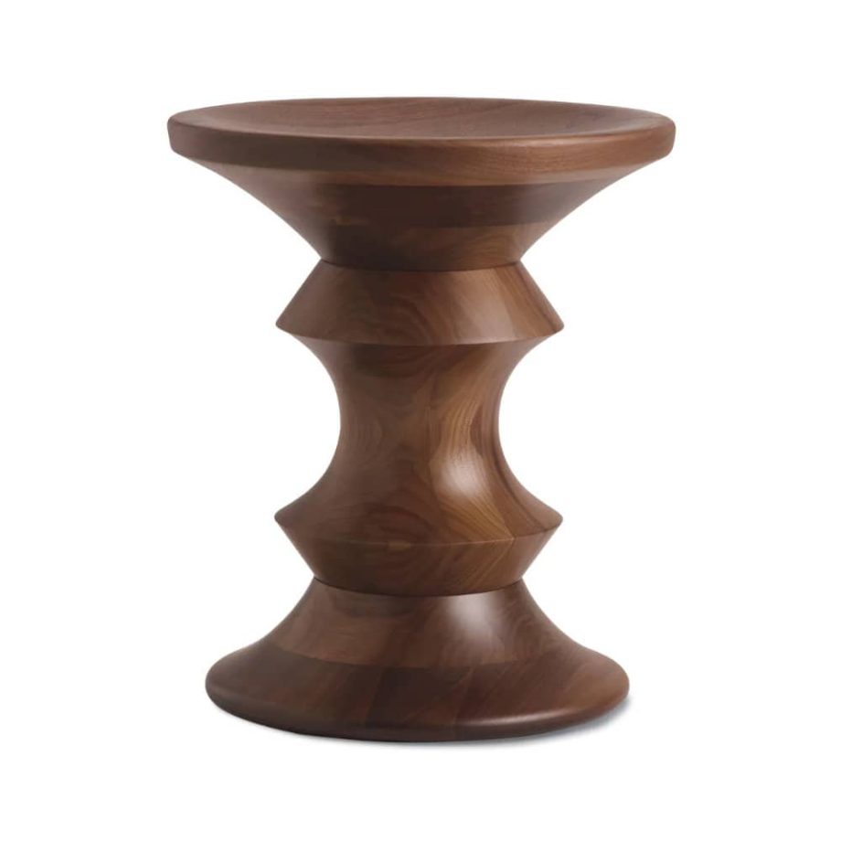 Eames Walnut Stool A shape